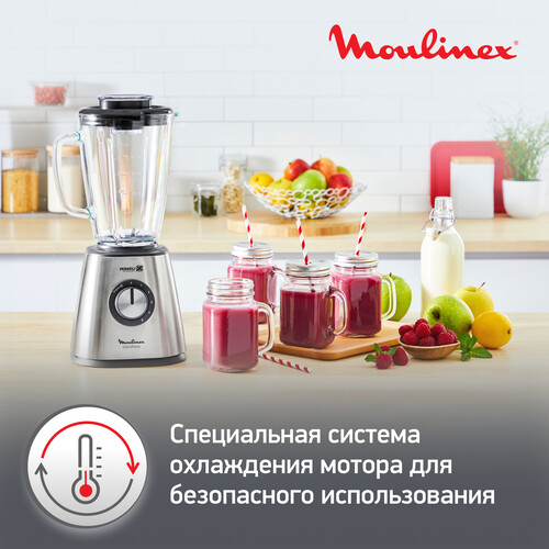 Купить Блендер стационарный Moulinex Blendforce 2 LM439D10 серебристый  5323262. Характеристики, отзывы и цены в Донецке