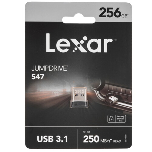 Купить Память USB Flash 256 ГБ Lexar JumpDrive S47 [LJDS47-256ABBK]  5456367. Характеристики, отзывы и цены в Донецке