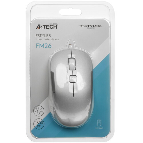 Купить Мышь проводная A4Tech Fstyler FM26  5441390. Характеристики, отзывы и цены в Донецке