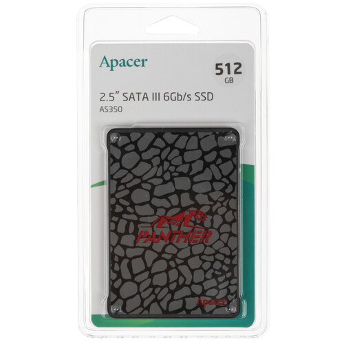 Купить 512 ГБ 2.5" SATA накопитель Apacer AS350 PANTHER  5457056. Характеристики, отзывы и цены в Донецке