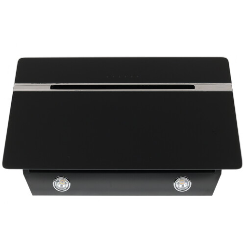 Купить Вытяжка наклонная Jetair VIKI BL/A/90 черный/серый  1106557. Характеристики, отзывы и цены в Донецке