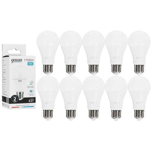 Купить Комплект светодиодных ламп Gauss Elementary 23222  5613101. Характеристики, отзывы и цены в Донецке