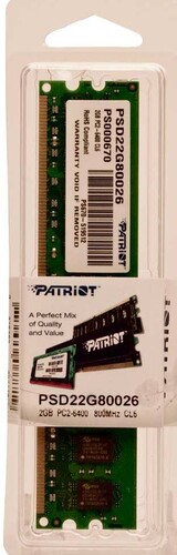 Купить Оперативная память Patriot Signature [PSD22G80026] 2 ГБ  1046448. Характеристики, отзывы и цены в Донецке