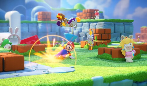 Купить Игра Mario + Rabbids: Kingdom Battle (Switch)  5484008. Характеристики, отзывы и цены в Донецке