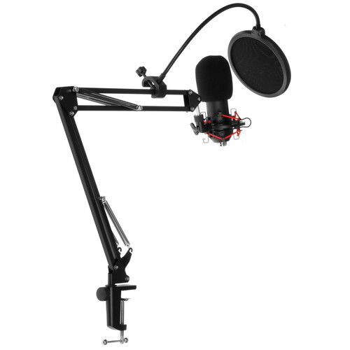 Купить Микрофонный комплект Fifine T732 черный  5365423. Характеристики, отзывы и цены в Донецке