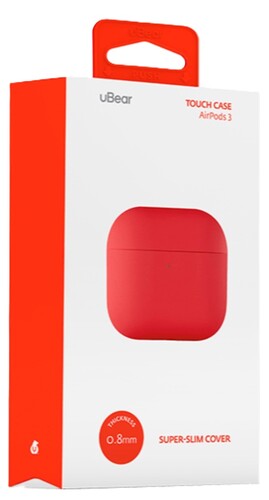Купить Чехол AirPods 3 Ubear красный  5472468. Характеристики, отзывы и цены в Донецке