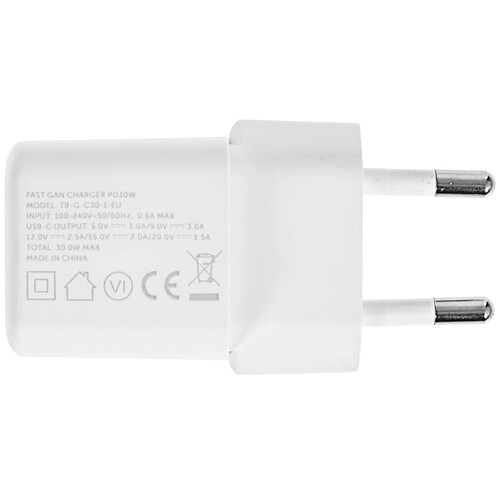 Купить Сетевое зарядное устройство Native Union Fast GaN Charger PD 30W белый  5466014. Характеристики, отзывы и цены в Донецке