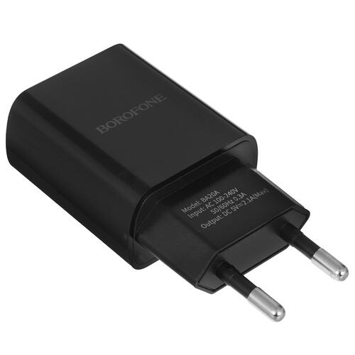 Купить Сетевое зарядное устройство Borofone BA20A Sharp черный  5367524. Характеристики, отзывы и цены в Донецке