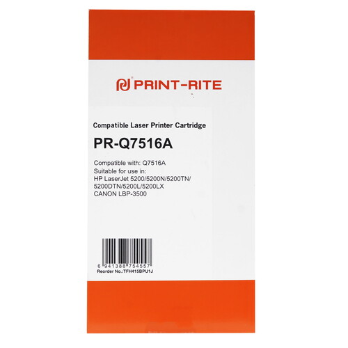 Купить Картридж лазерный Print-Rite PR-Q7516A черный  9150418. Характеристики, отзывы и цены в Донецке