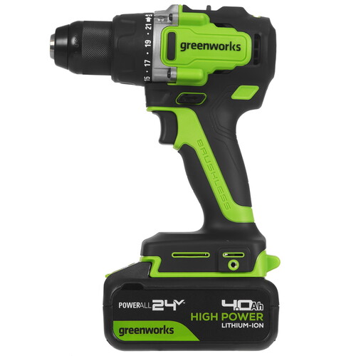 Купить Дрель-шуруповерт Greenworks GD24DD90 24V  9305500. Характеристики, отзывы и цены в Донецке