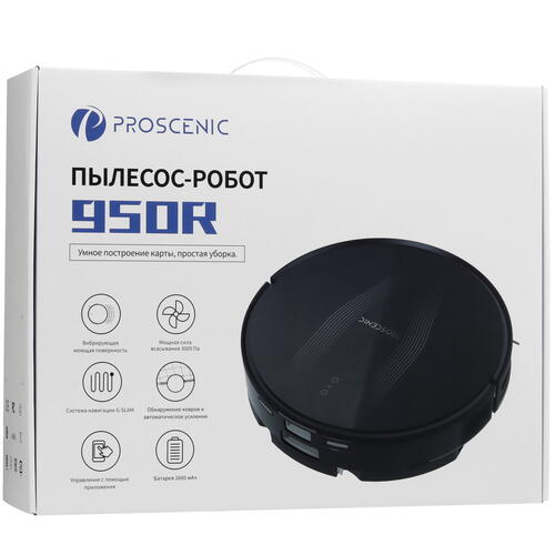 Купить Робот-пылесос Proscenic 950R черный  5416500. Характеристики, отзывы и цены в Донецке