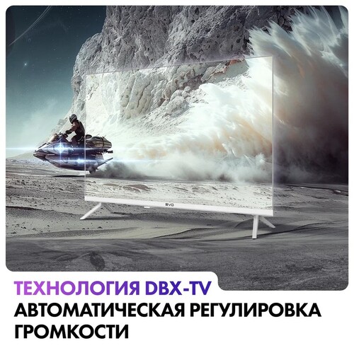 Купить 24" (61 см) Телевизор EVO TV 24 белый  5607230. Характеристики, отзывы и цены в Донецке