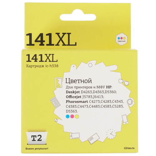 Купить Картридж T2 IC-H338 многоцветный  7977375. Характеристики, отзывы и цены в Донецке