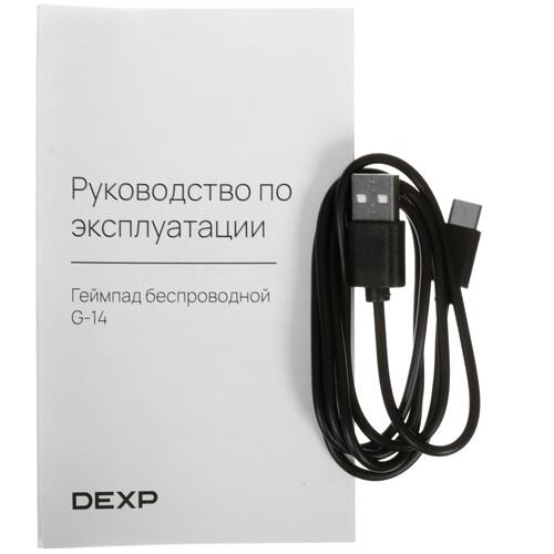 Купить Геймпад беспроводной/проводной DEXP G-14 черный  9083930. Характеристики, отзывы и цены в Донецке