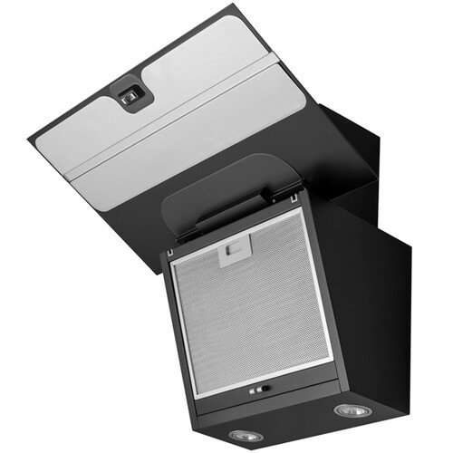 Купить Вытяжка наклонная Jetair CLIFF 60/A/BL черный/серебристый  9014722. Характеристики, отзывы и цены в Донецке