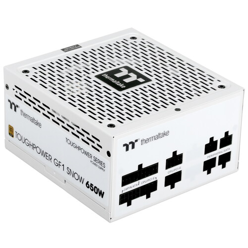 Купить Блок питания Thermaltake Toughpower GF1 Snow 650W [PS-TPD-0650FNFAGE-W] белый  4852083. Характеристики, отзывы и цены в Донецке