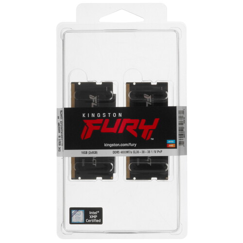 Купить Оперативная память SODIMM Kingston FURY Impact [KF548S38IBK2-16] 16 ГБ  5090990. Характеристики, отзывы и цены в Донецке
