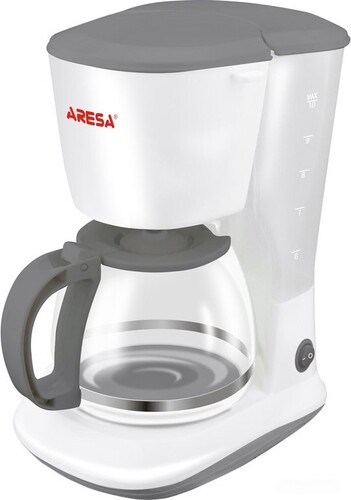 Купить Кофеварка капельная Aresa AR-1608 белый  1085150. Характеристики, отзывы и цены в Донецке