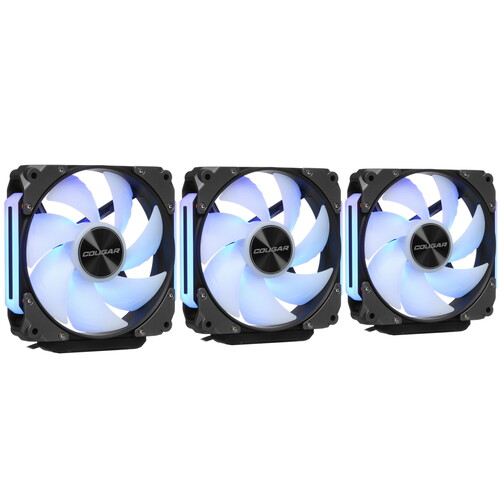 Купить Комплект вентиляторов Cougar APOLAR 120 ARGB [CF-APR12HB3-RGB] черный  5454570. Характеристики, отзывы и цены в Донецке