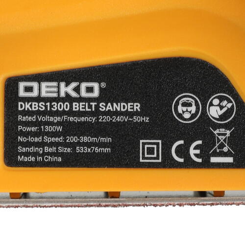 Купить Ленточная шлифмашина DEKO DKBS1300  9945410. Характеристики, отзывы и цены в Донецке