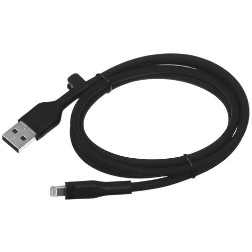 Купить Кабель круглый Belkin Lightning 8-pin - USB 2.0 Type-A черный 1 м  5605595. Характеристики, отзывы и цены в Донецке