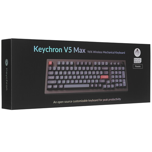 Купить Клавиатура  проводная + беспроводная Keychron V5 Max  9192091. Характеристики, отзывы и цены в Донецке