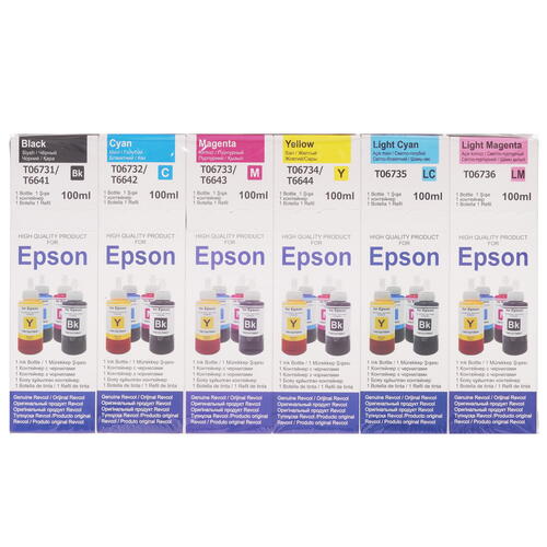 Купить Чернила водорастворимые Revcol 128934 голубой, желтый, пурпурный, светло-голубой  5368592. Характеристики, отзывы и цены в Донецке