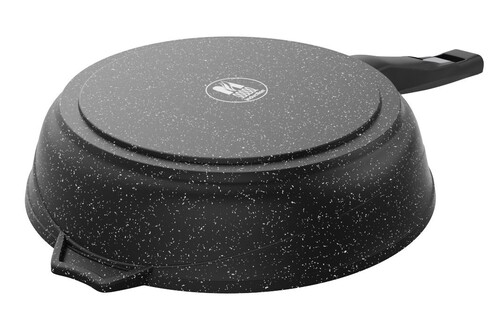 Купить Сковорода Мечта Гранит Induction Pro 022802И, 22 см черный  9148955. Характеристики, отзывы и цены в Донецке