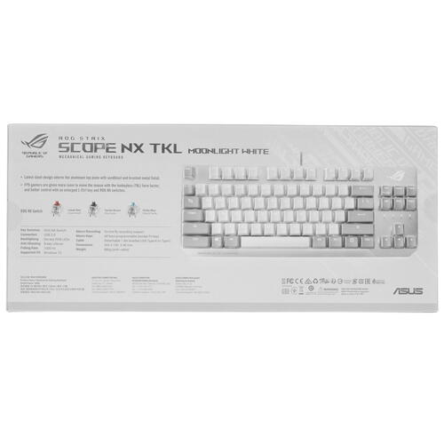 Купить Клавиатура  проводная ASUS ROG Strix Scope NX TKL ML  9904042. Характеристики, отзывы и цены в Донецке