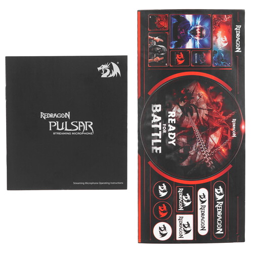 Купить Микрофон Redragon Pulsar GM303 черный  9204458. Характеристики, отзывы и цены в Донецке