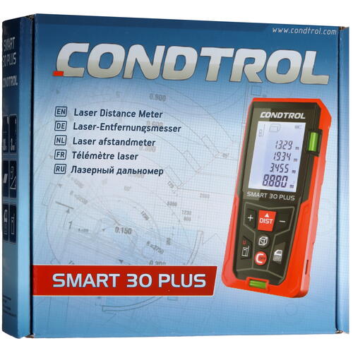 Купить Лазерный дальномер Condtrol Smart 30 Plus  5462244. Характеристики, отзывы и цены в Донецке