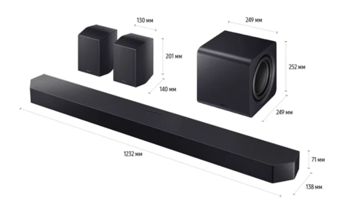 Купить Саундбар Samsung HW-Q990F черный  5629525. Характеристики, отзывы и цены в Донецке