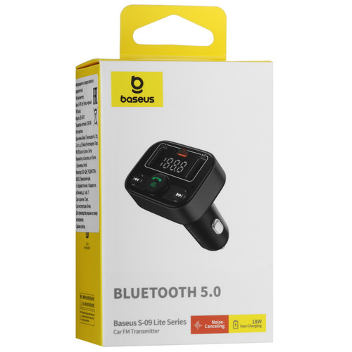Купить FM-трансмиттер Baseus S-09 Lite Series  5474676. Характеристики, отзывы и цены в Донецке