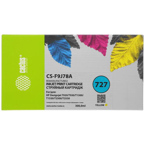 Купить Картридж Cactus CS-F9J78A желтый  9926327. Характеристики, отзывы и цены в Донецке