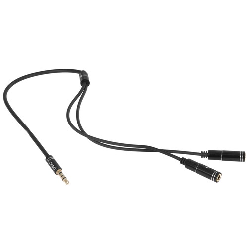 Купить Кабель   Pero jack 3.5 мм - jack 3.5 мм х2 шт. черный  9933634. Характеристики, отзывы и цены в Донецке