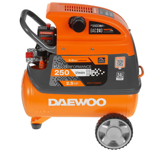 Купить Компрессор поршневой масляный Daewoo DAC 24D  5347854. Характеристики, отзывы и цены в Донецке