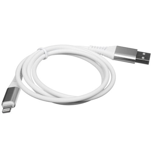 Купить Кабель круглый DEXP Lightning 8-pin - USB 2.0 Type-A белый 1 м  1285468. Характеристики, отзывы и цены в Донецке