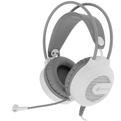 Купить Проводные наушники Оклик HS-L300G белый 2024  9200697. Характеристики, отзывы и цены в Донецке