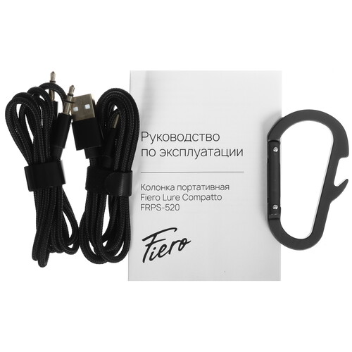 Купить Портативная колонка Fiero Lure Compatto FRPS-520, черный  9154100. Характеристики, отзывы и цены в Донецке