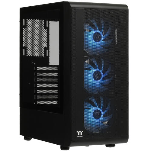 Купить Корпус Thermaltake S200 TG ARGB [CA-1X2-00M1WN-00] черный  5074258. Характеристики, отзывы и цены в Донецке