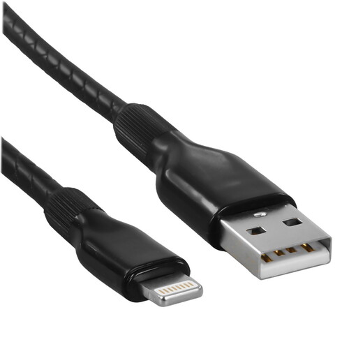 Купить Кабель круглый Perfeo Lightning 8-pin - USB 2.0 Type-A черный 2 м  9173156. Характеристики, отзывы и цены в Донецке