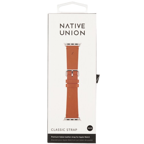Купить Ремешок Native Union для Apple Watch 38/ 40/ 41mm коричневый  5460529. Характеристики, отзывы и цены в Донецке