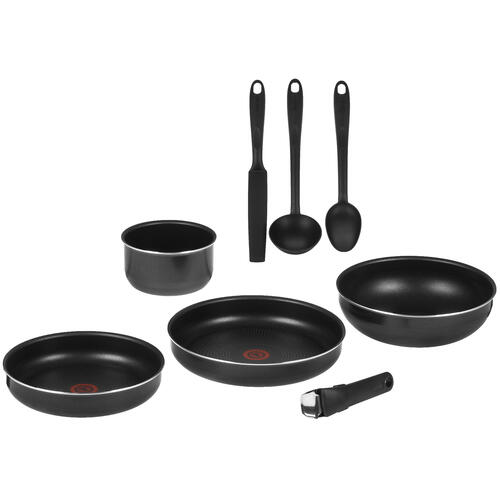 Купить Набор посуды Tefal Ingenio Black 5 04193850  4763917. Характеристики, отзывы и цены в Донецке