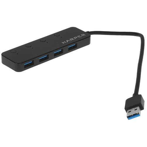 Купить USB-разветвитель HARPER HUB-04MB  5078397. Характеристики, отзывы и цены в Донецке