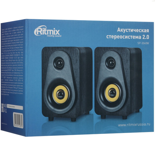 Купить Колонки Ritmix SP-3040W черный  9316026. Характеристики, отзывы и цены в Донецке