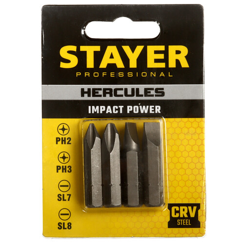 Купить Набор бит STAYER 25667-S4_z01  9122757. Характеристики, отзывы и цены в Донецке