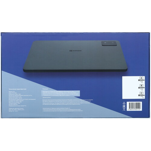 Купить 10.36" Планшет KENSHI E10 LTE 128 ГБ серый + чехол  9085745. Характеристики, отзывы и цены в Донецке