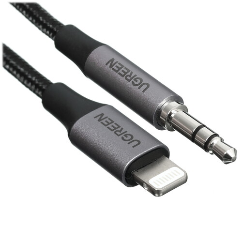 Купить Кабель   Ugreen Lightning - jack 3.5 мм черный  9983461. Характеристики, отзывы и цены в Донецке