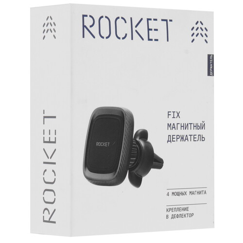 Купить Держатель автомобильный Rocket FIX черный  9240475. Характеристики, отзывы и цены в Донецке
