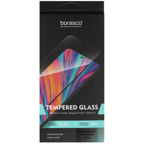 Купить Защитное стекло BoraSCO для экрана Tecno SPARK 30 Pro  5609853. Характеристики, отзывы и цены в Донецке